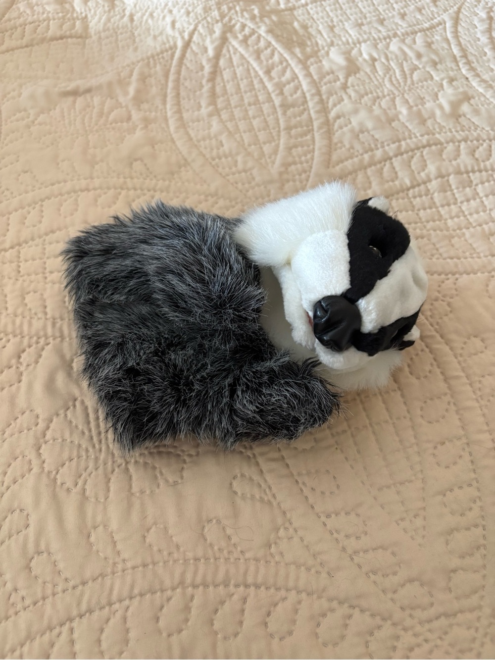Folkmanis Badger puppet.
